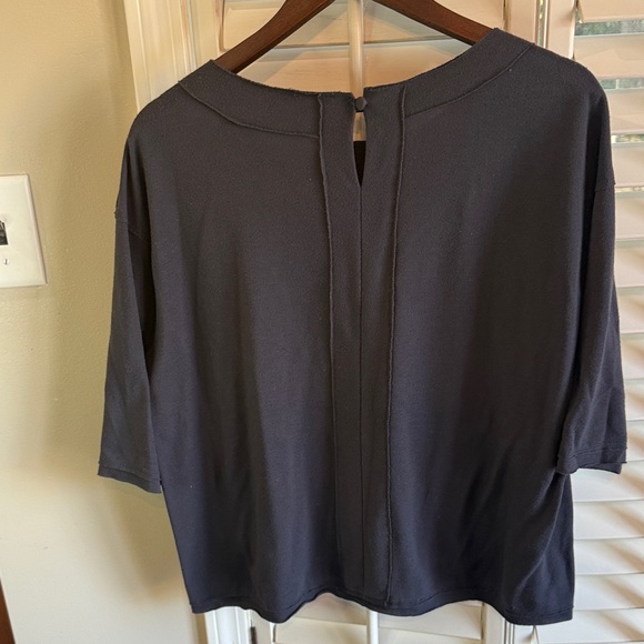 H by Bordeaux Dark Gray Short Sleeve Top - Picture 5 of 6